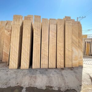   سنگ طرح چوب شیاری